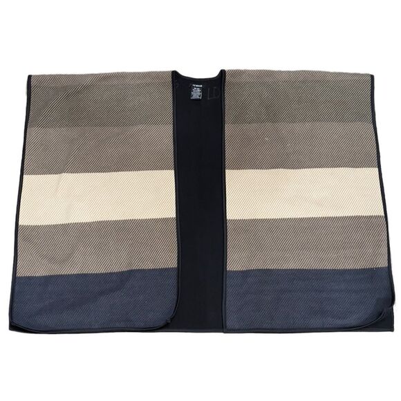 Ike Behar Fleece Colorblock Fashion Wrap One Size - Picture 6 of 13